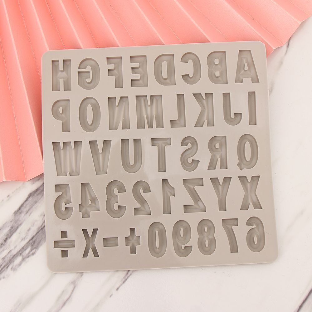 Number Fondant Cake Decorating Tools Silicone Letter Mold Baking Accessories
