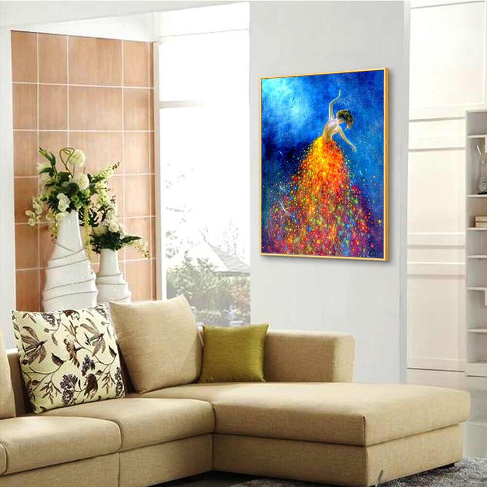 5D DIY Full Square Diamond Painting Dancing Women Embroidery Home Pictures