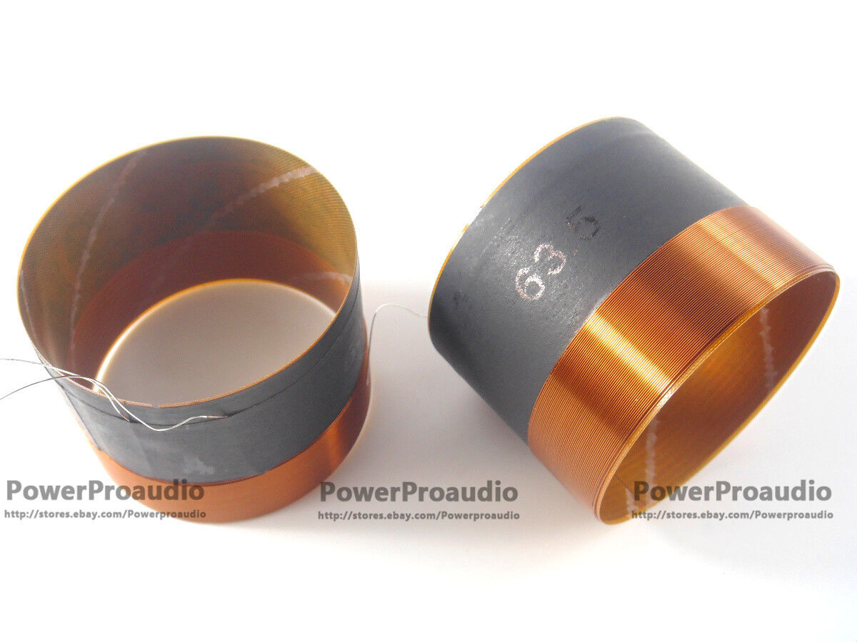 2PCS Hiqh Quality  63.5mm bass voice coil Speaker horn woofer Repair parts