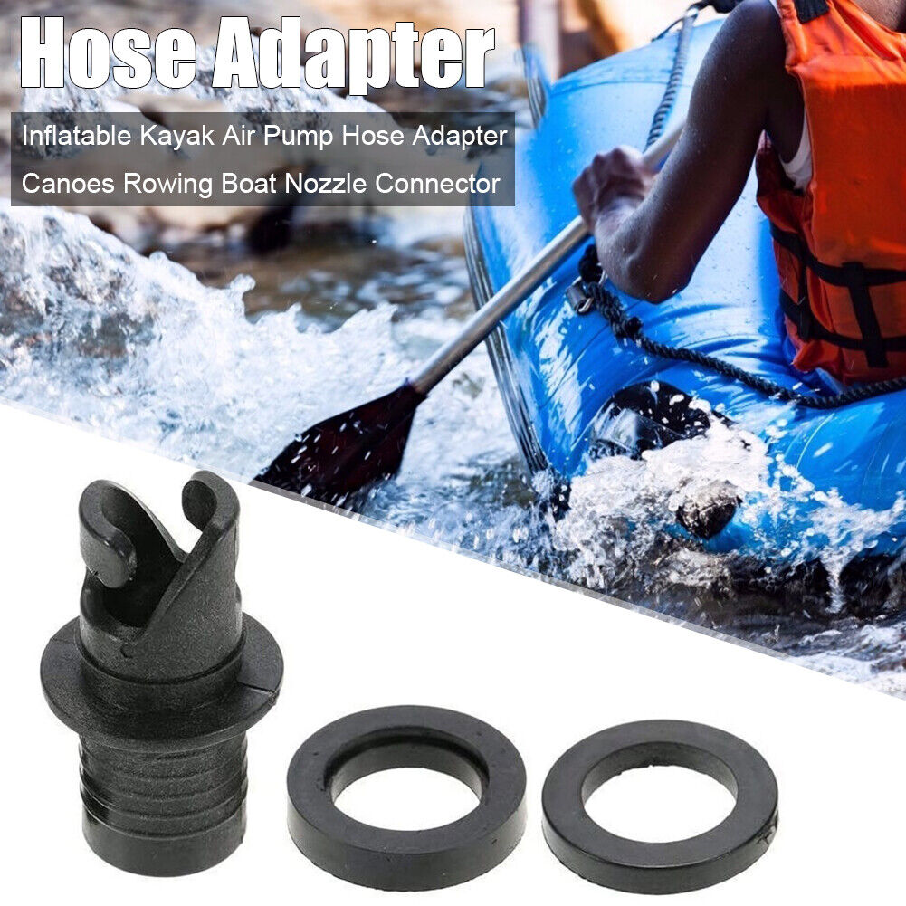 Inflatable Kayak Air Pump Hose Adapter Canoes Rowing Boat Nozzle Connector