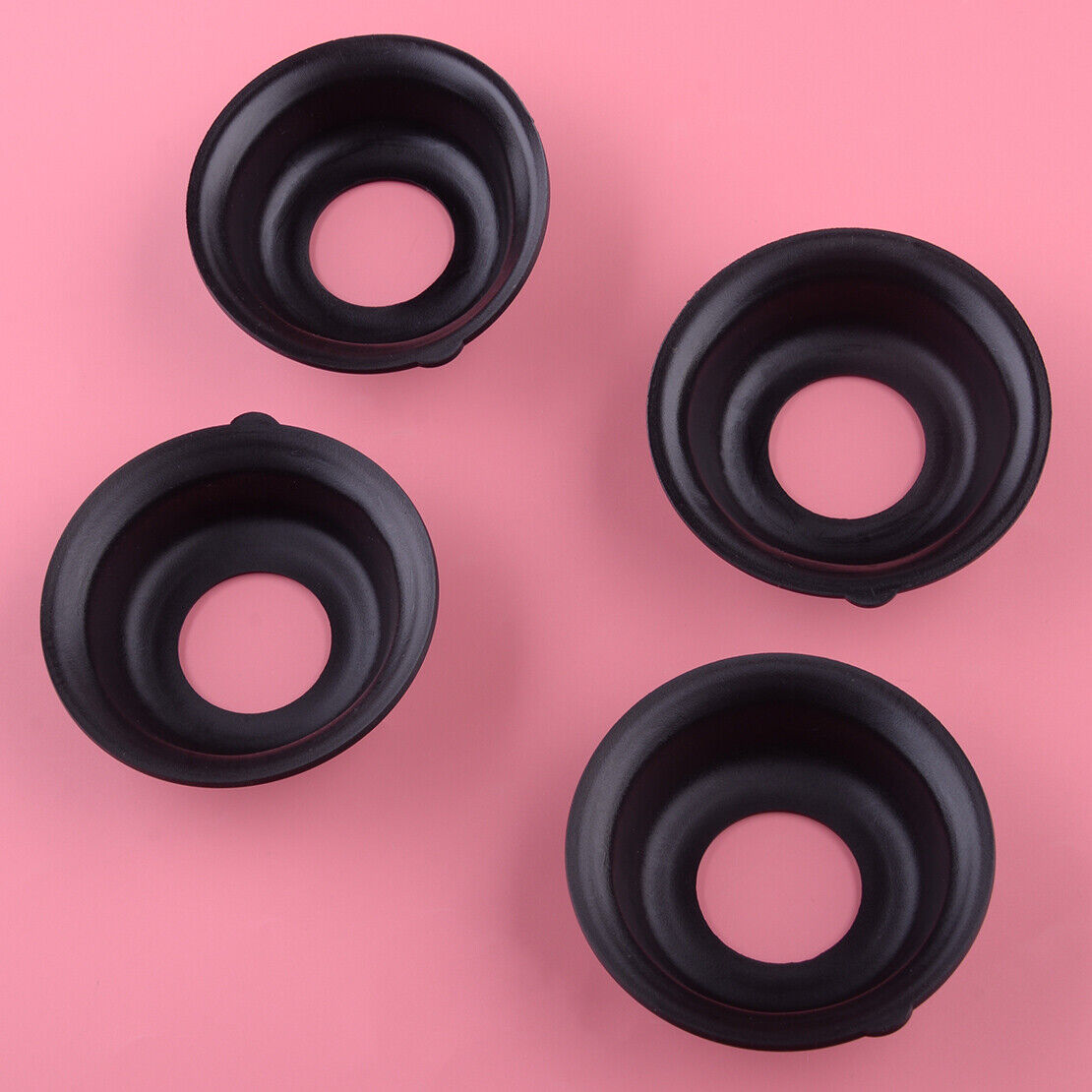4Pcs Carburetor Plunger Diaphragm Membrane Fit For Yamaha XJ900F 58L 1985-90 New