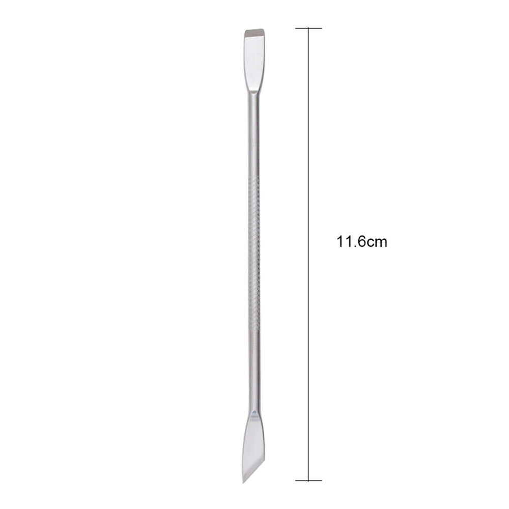 Anti-slip Handle UV Gel Stainless Steel Remover Pusher Nail Cuticle Dual-ended