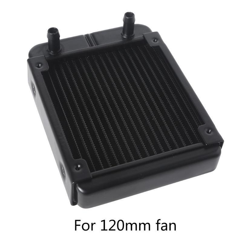 Aluminum Radiator CPU Water Cooling Heat Exchanger with 1/4 inch Thread 18 Tubes