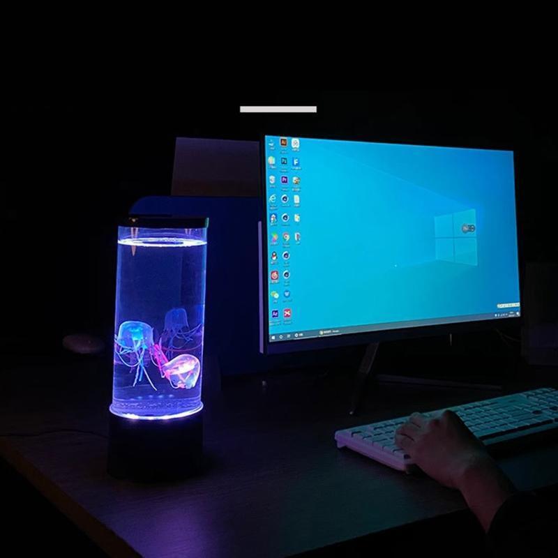 Relaxing Mood Table Lamp Led Night Light Aquarium Tank Home Kids Room Decoration