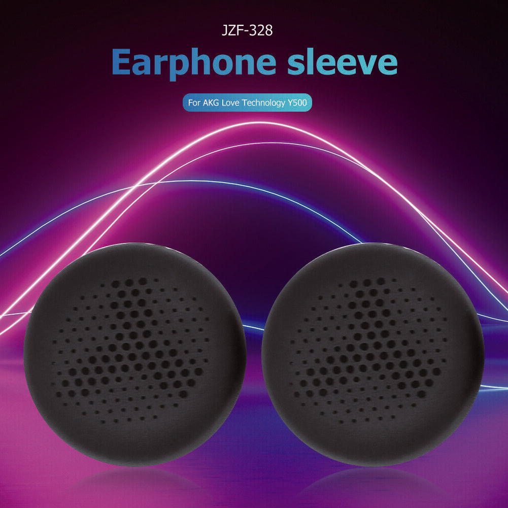 1Pair Protein Leather Replacement Ear Pads Cushions for AKG Y500 Headphones