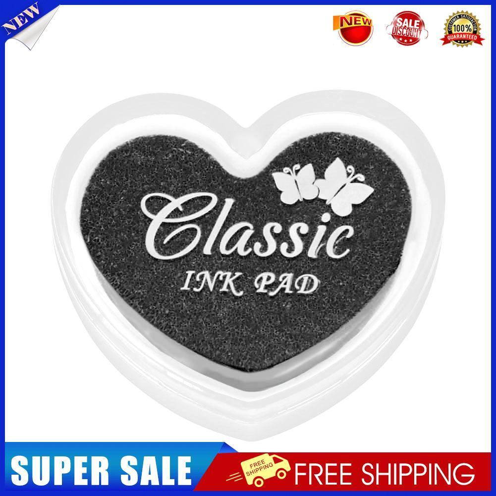 Craft Fingerprint Inkpad for DIY Scrapbooking Card Paper Decoration (Black)