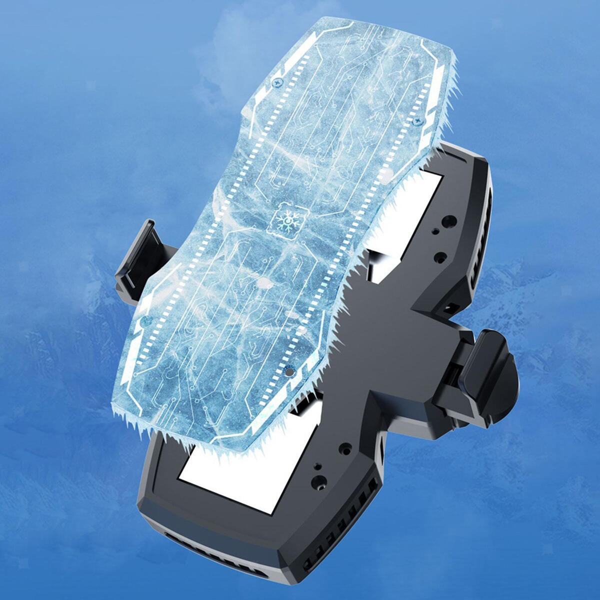K4 Cell Phone Cooler with Dual Semi Conductor Heatsink for Gaming
