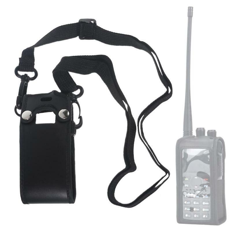 Leather Pouch Soft Case Replacement for Walkie Talkie ATD878UV AT-D878UV Plus