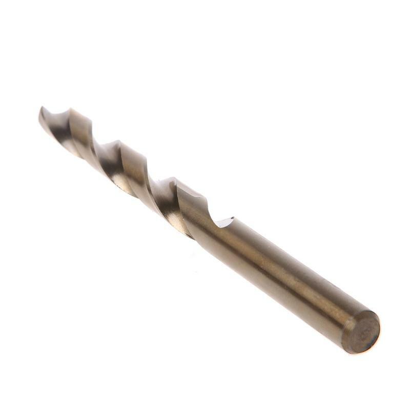 15Pcs High Speed Steel M35 HSS Cobalt Twist Drill Bit Set 1.5-10mm Power Tools