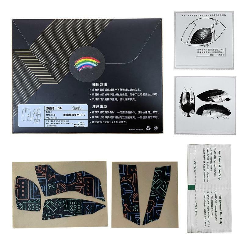 Mouse Skin Mice Anti-Slip Elastics Refined Side Grips for logitech G502 Mouse