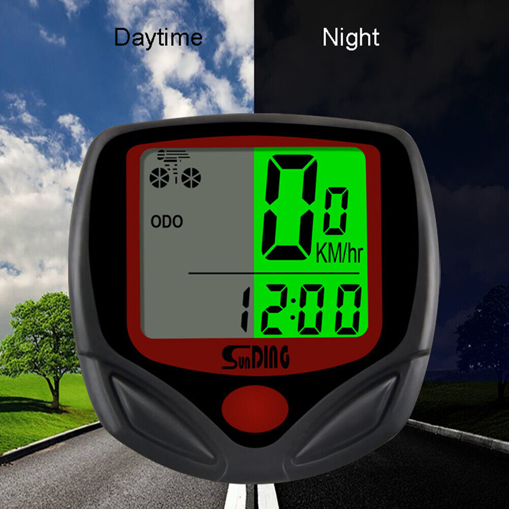 SunDing Bicycle Wired Computers Speedometer Waterproof Cycling Odometer