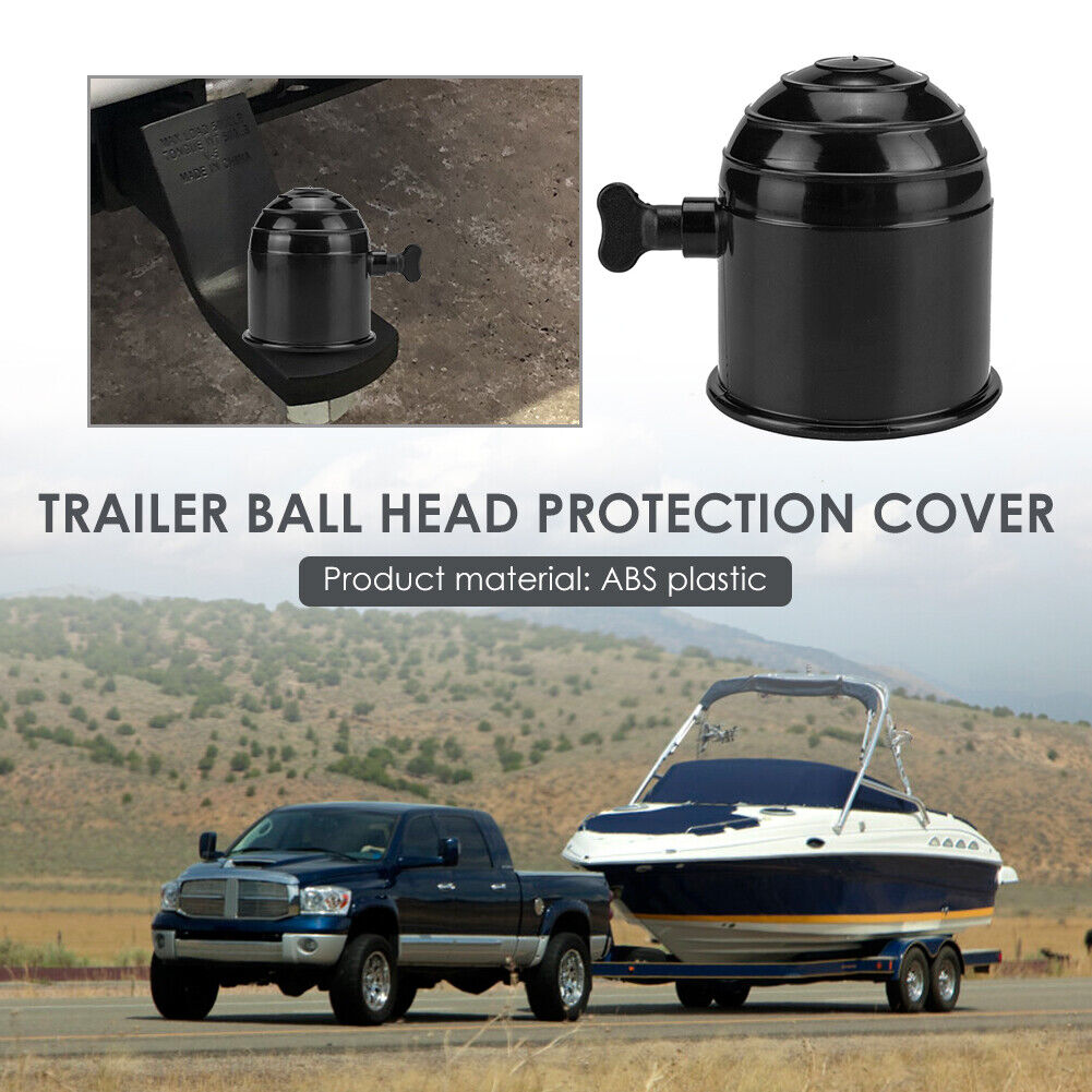 Automobile Tow Bar Ball Cover Cap Hood for Trailer Car Hitch Ball Protector