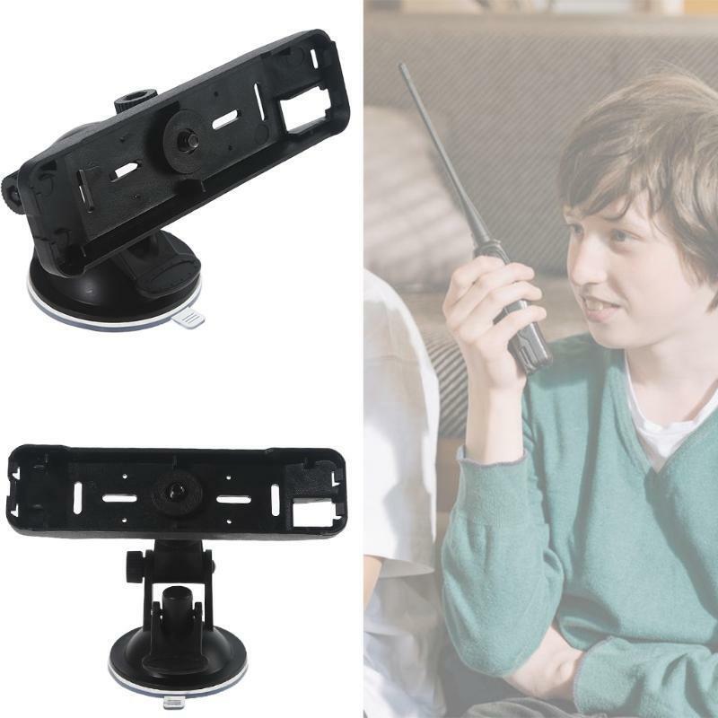 Car Mobile Radio Panel Bracket with Adjustable Suction Base for FT7800 Anti-skid