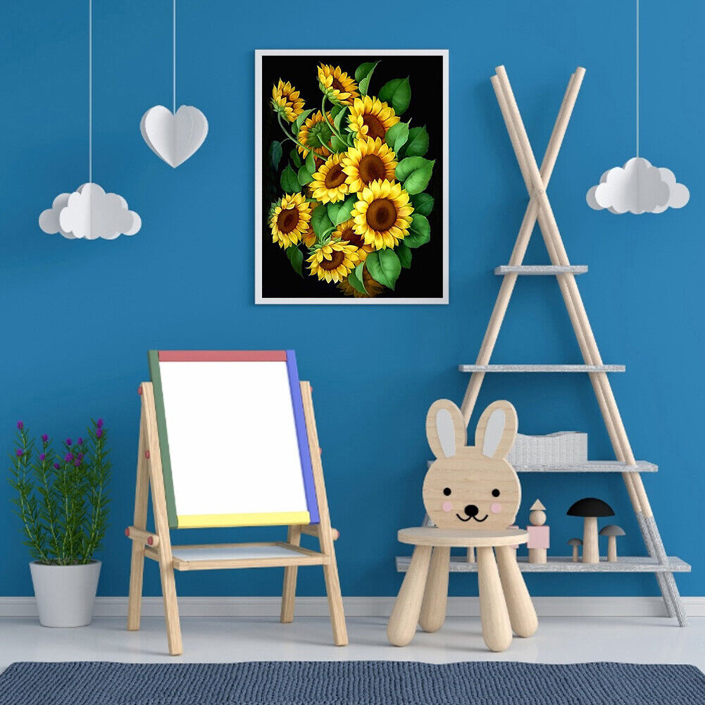Diamond Painting 5D DIY sunflower Full Square Diamond Mosaic Art(ZQF8063)
