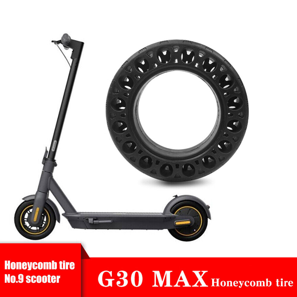 10 inch Electric Scooter Rubber Tires for Ninebot Max G30 Non Slip Tyre