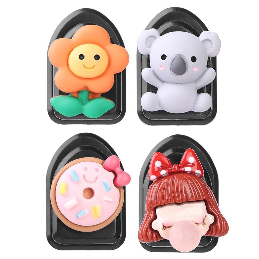 Hat Holder Punch-free Wall Hanger Plastic Cute Mini Car Hook USB Cable Hanger