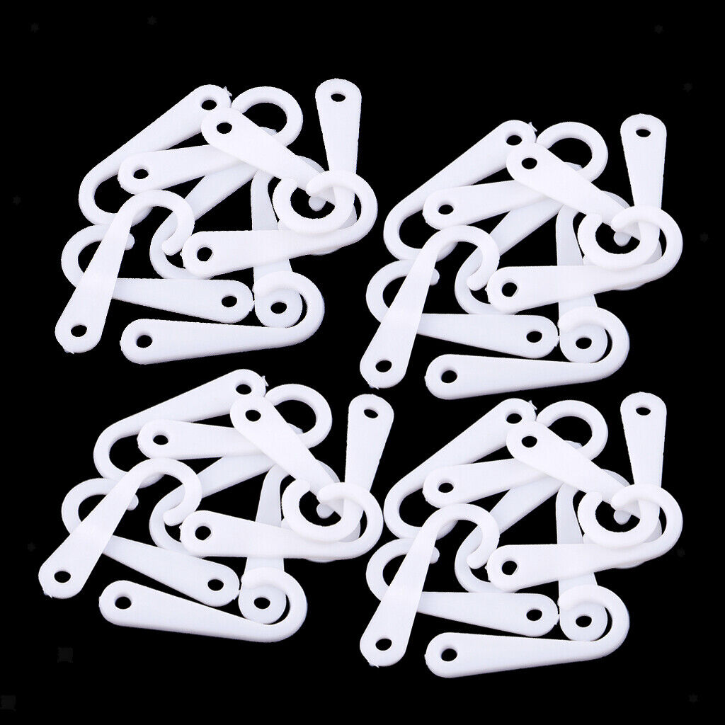 100pcs Plastic J Hooks Fasteners Socks T-Shirt Clothing Display Hanger