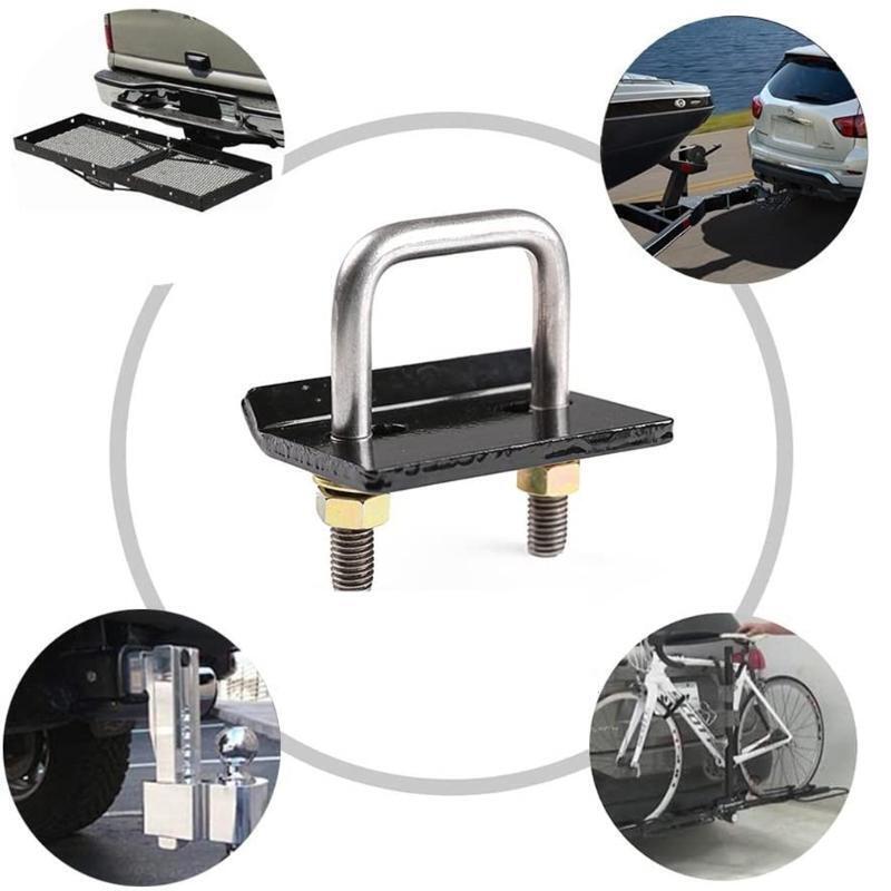 Heavy Duty U-Bolt Anti-Rattle Stabilizer for Reducing Movement from Hitch Tray