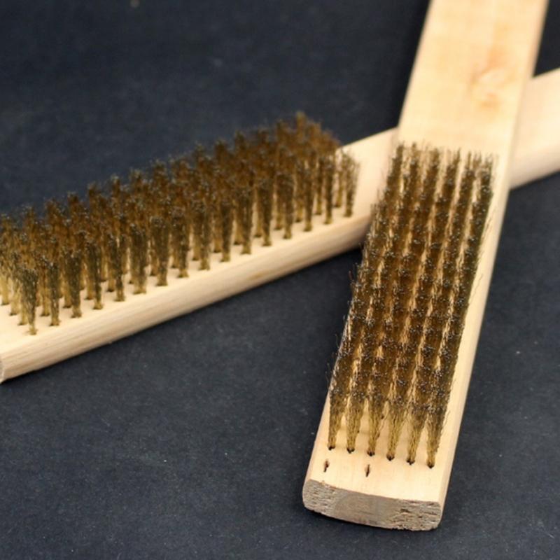 Stainless Steel Wire Brush Jewelry Walnut Cleaning Tools Copper Polish Equipment