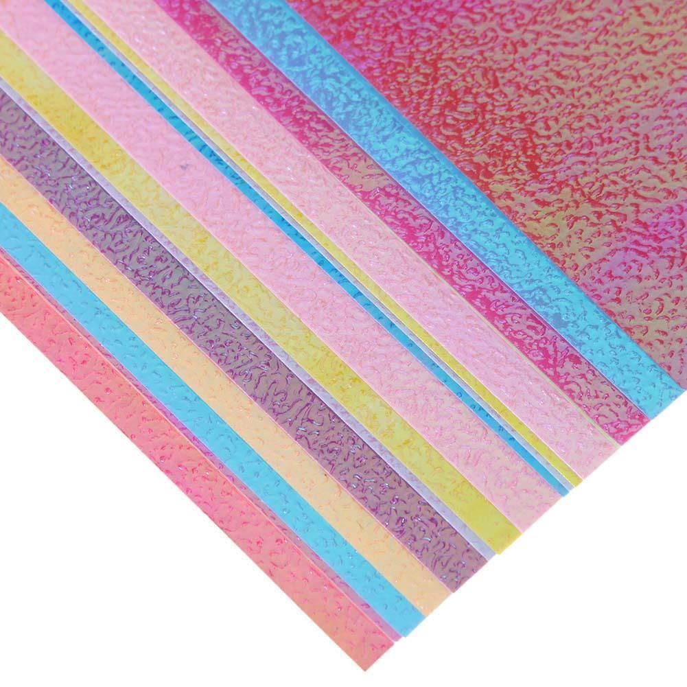 20pcs/set Rectangle Origami Papers Shining Folding Solid Papers for DIY(2)