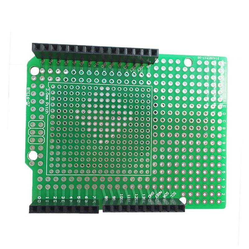 Prototype PCB for R3 Shield Board DIY, Combo 2mm + 2.54mm Pitch