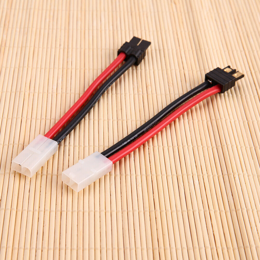 2pcs Plug Male for Traxxas to Female for Tamiya Head Connector Adapter