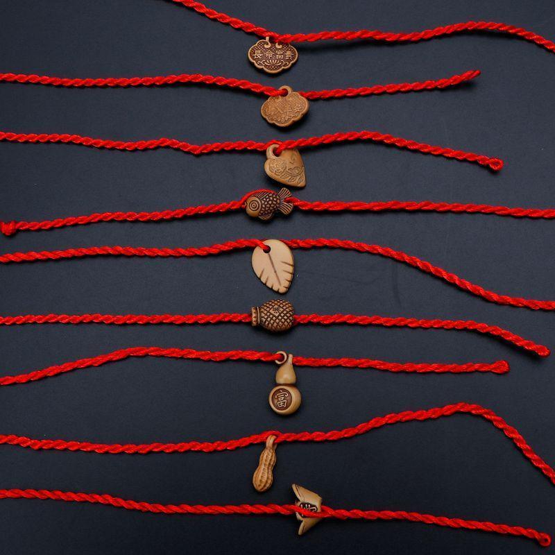 Lucky Red String Braided Bracelet 10 Pcs Kabbalah Knitting Bracelet Jewelry Gift