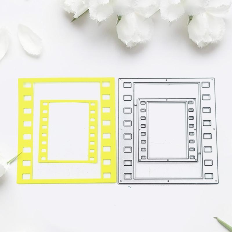 Rectangle Movie Frame Metal Die Cuts for DIY Paper Art Crafts Photo Album Decor