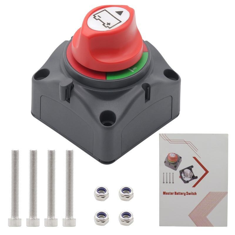 Auto Battery Disconnect Switch DC 12V-48V 275/1250 Power On Off for RV Car Yacht