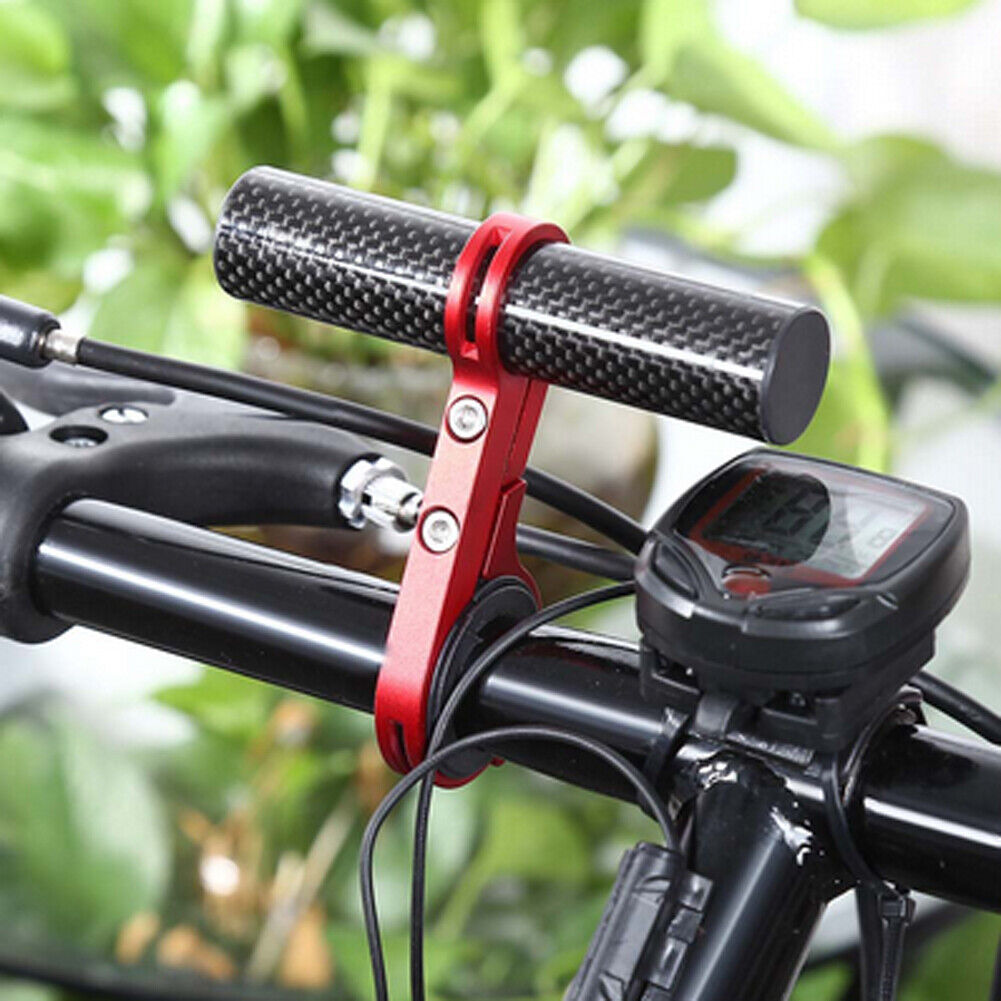 MTB Bike Bicycle Aluminum Alloy Handlebar Carbon Fiber Extender Holder 31.8