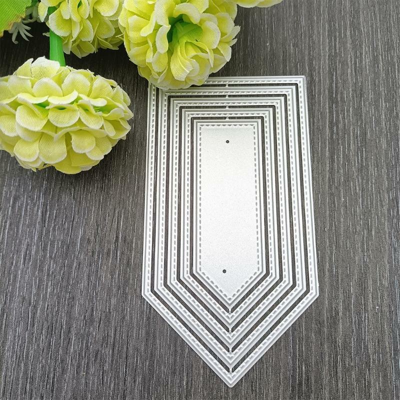 Road Sign Tag Metal Cutting Dies Stencil DIY Scrapbooking Album Paper Template