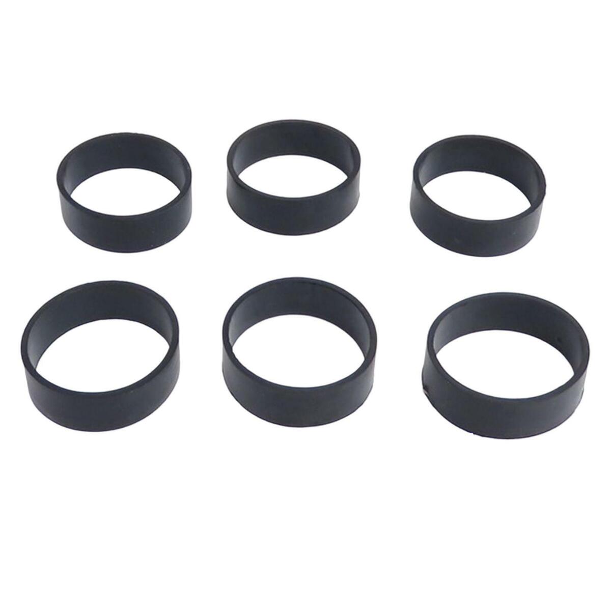 6Pcs Rubber Fixing Band for Underwater Tank Diving Webbing Backplate Strap