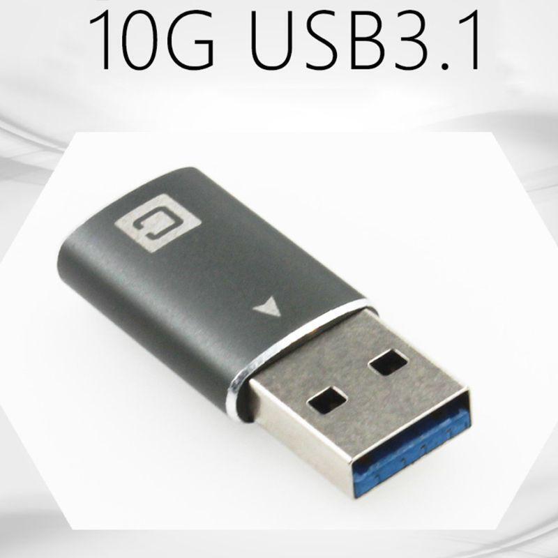 Type C Female to USB Male Adapter for USB C Charging and Data Sync Durable