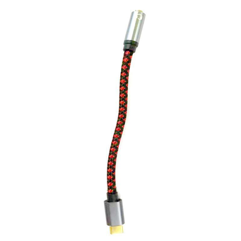 Type C Male To 3.5mm Female Audio Jack Adapter Connecting Cellphones Type C