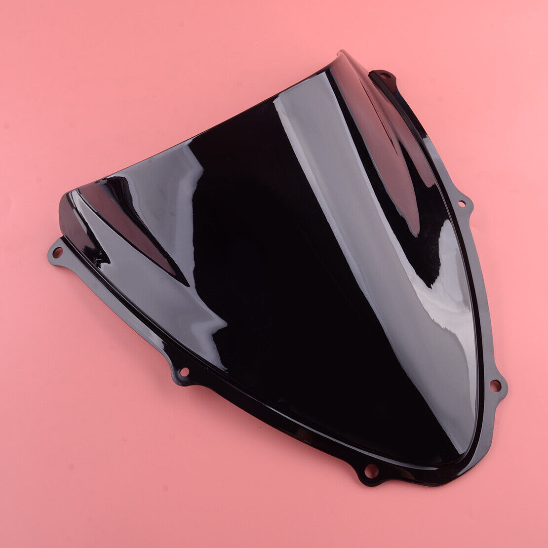 Black Dual Bubble Windshield Windscreen Fits For Suzuki GSXR600 GSXR750 06-2007