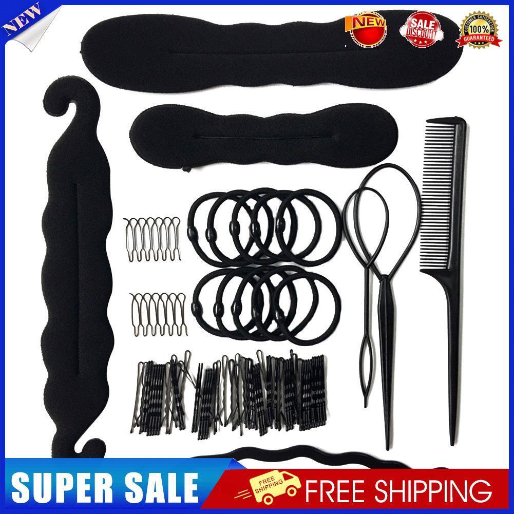 Hair Twist Styling Clip Stick Bun Hairstyle Maker DIY Hair Braiding Tools