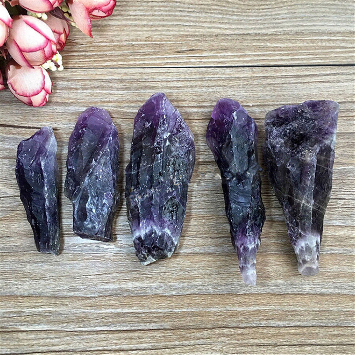 100g Natural Amethyst Purple Raw Ore Crushed Gravel Quartz Crystal Stone Decor