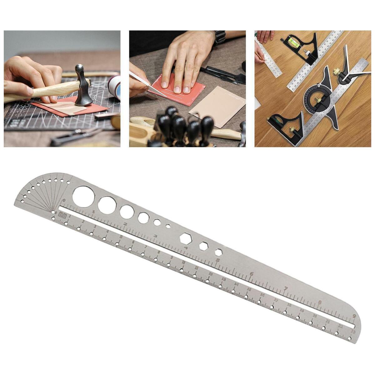 Angle Protractor Ruler Degree Measuring Tool Hexagon Ruler for