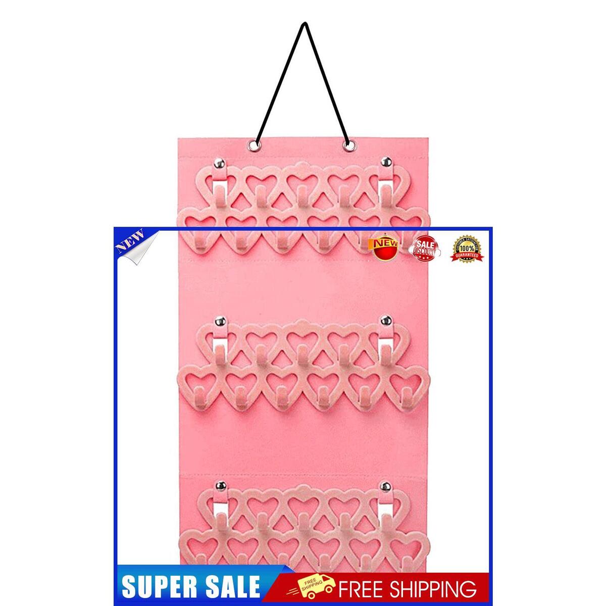 Bow Tie Organizer Eco-Friendly Felt Fabric Hard to Deform & Assemble Easily