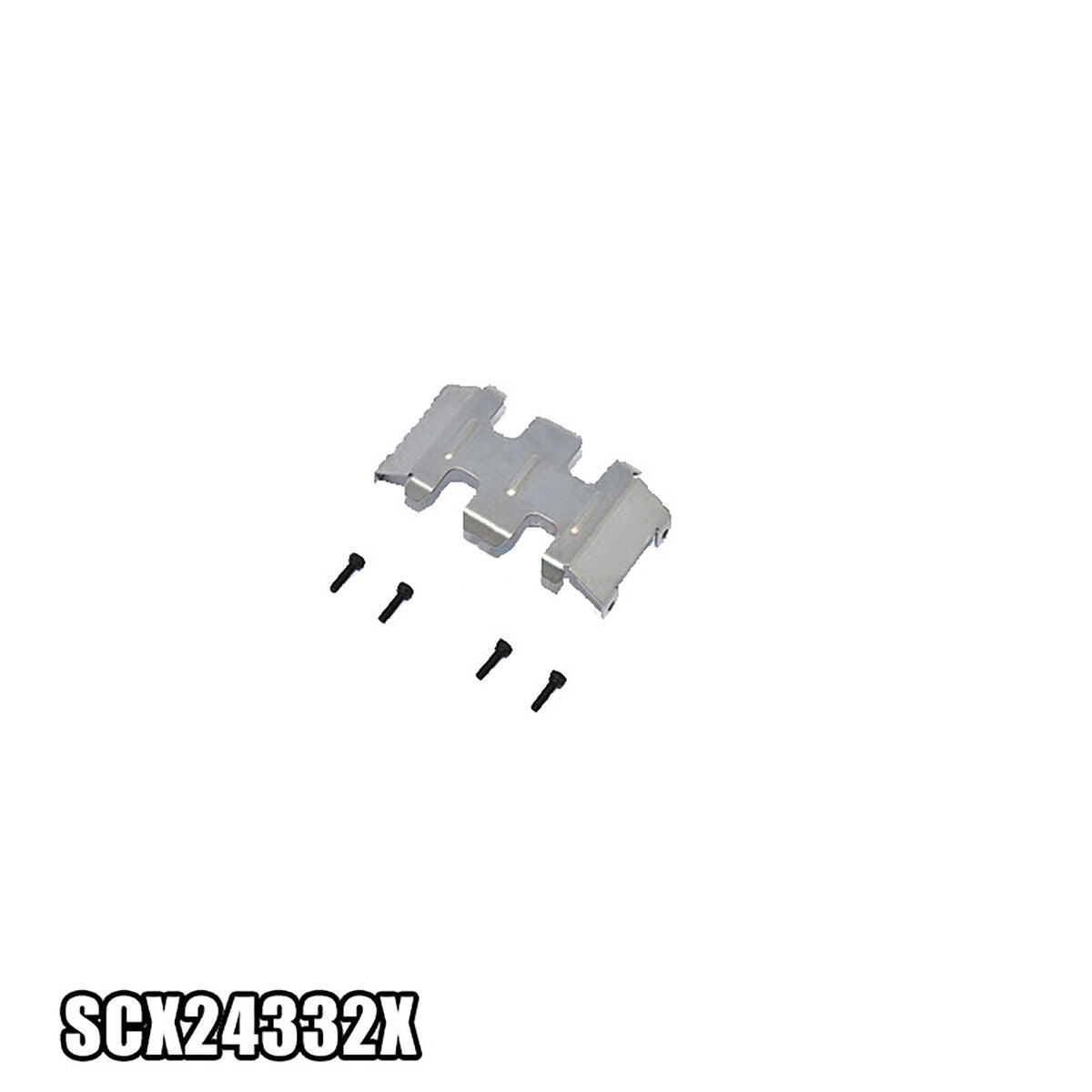 For AXIAL-1/24 4WD SCX24 JEEP WRANGLER Chassis Guard Box Bottom Baffle Upgrade
