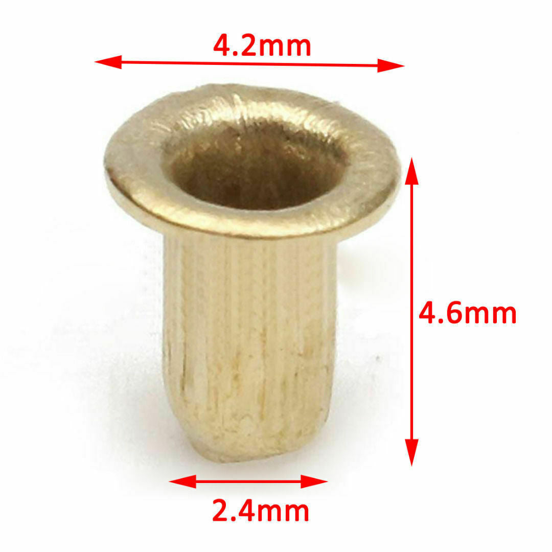 200pcs Beekeeping Brass Frame Eyelets For Beekeeper Wooden Frames Bee Equipment