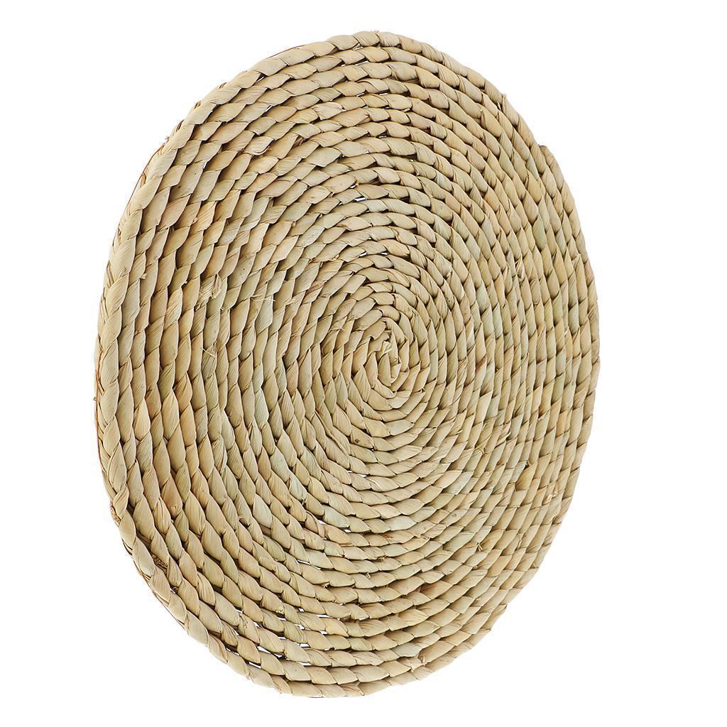 30cm Tatami Cushion Seat Mat Handmade Round Straw Floor   Chair Mat