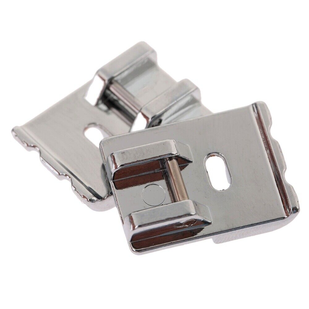 Stainless Steel Double Welting Cording Piping Foot Feet For Juki Singer Brother
