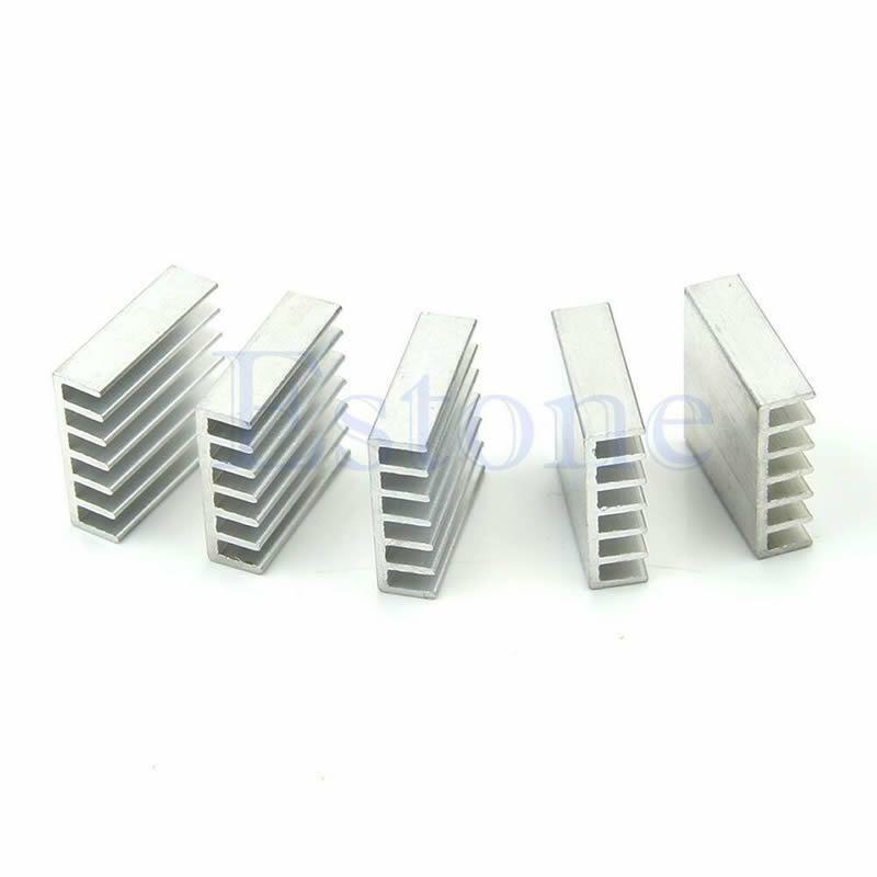 5pcs High Quality 14x14x6mm Aluminum Heat Sink For LED Power Memory Chip IC DIY