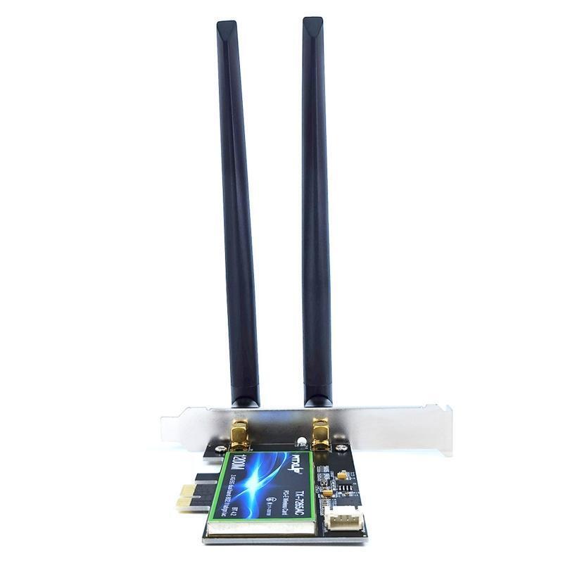 Desktop 7265AC 802.11AC Dual Band 867Mbps PCIe Wifi Card Intel 7265NGW BT 4.2