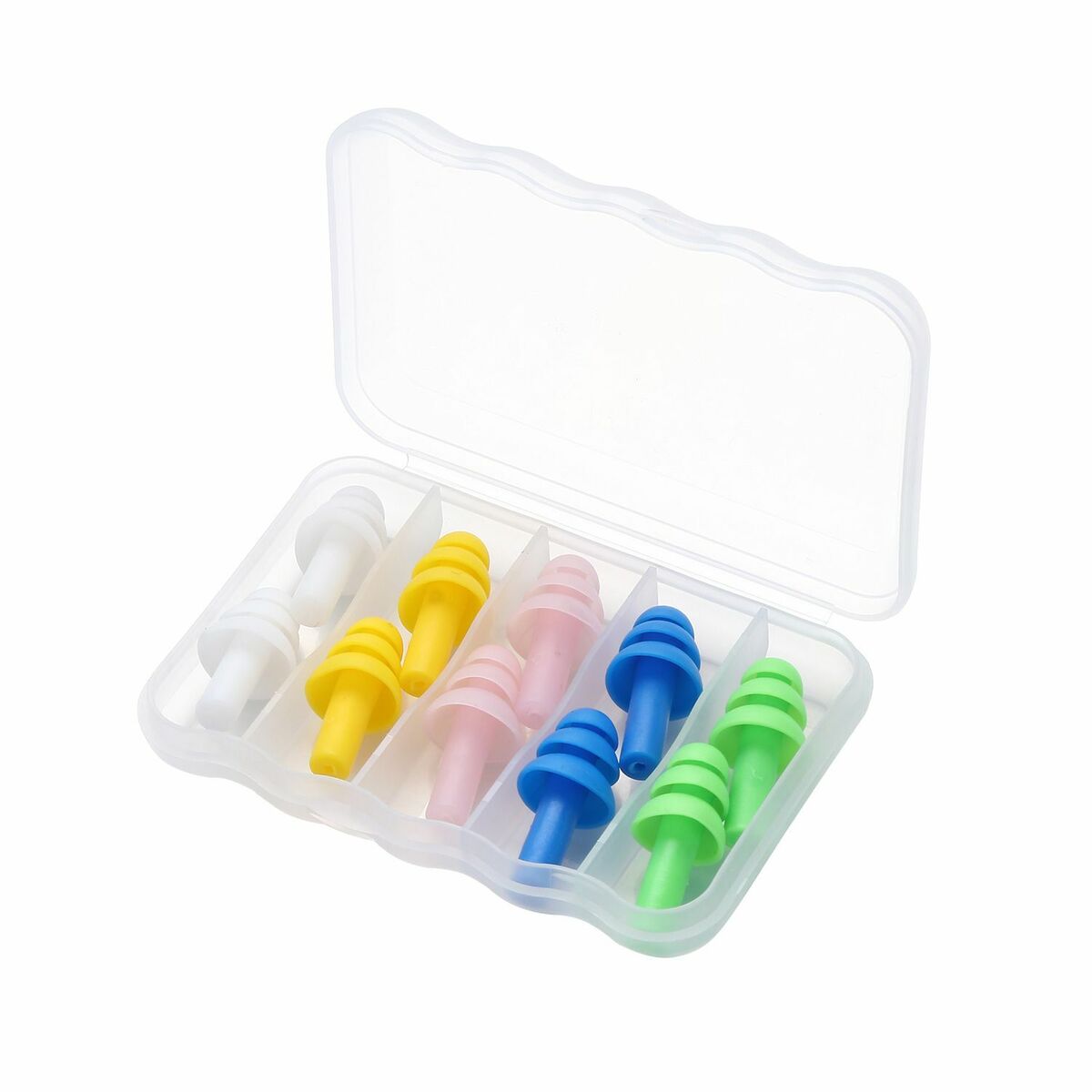 Soft Reusable Silicone Earplugs Waterproof Noise Sleep Ear Plugs Ear Plugs