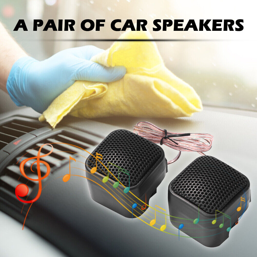 Car Tweeters 500W Mini Square Treble Loudspeakers Car Audio Speakers 1 Pair