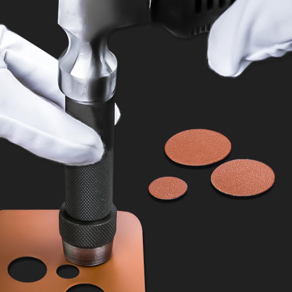 10pcs Heavy Duty Hollow Punch Kit Tool Set Gasket Leather Rubber Punching