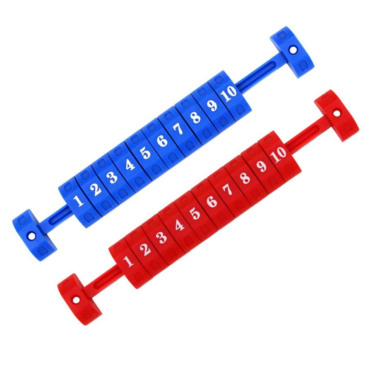 2Pcs Foosball Scoreboard Counters 10 Numbers Keepers for Gaming Room Parts