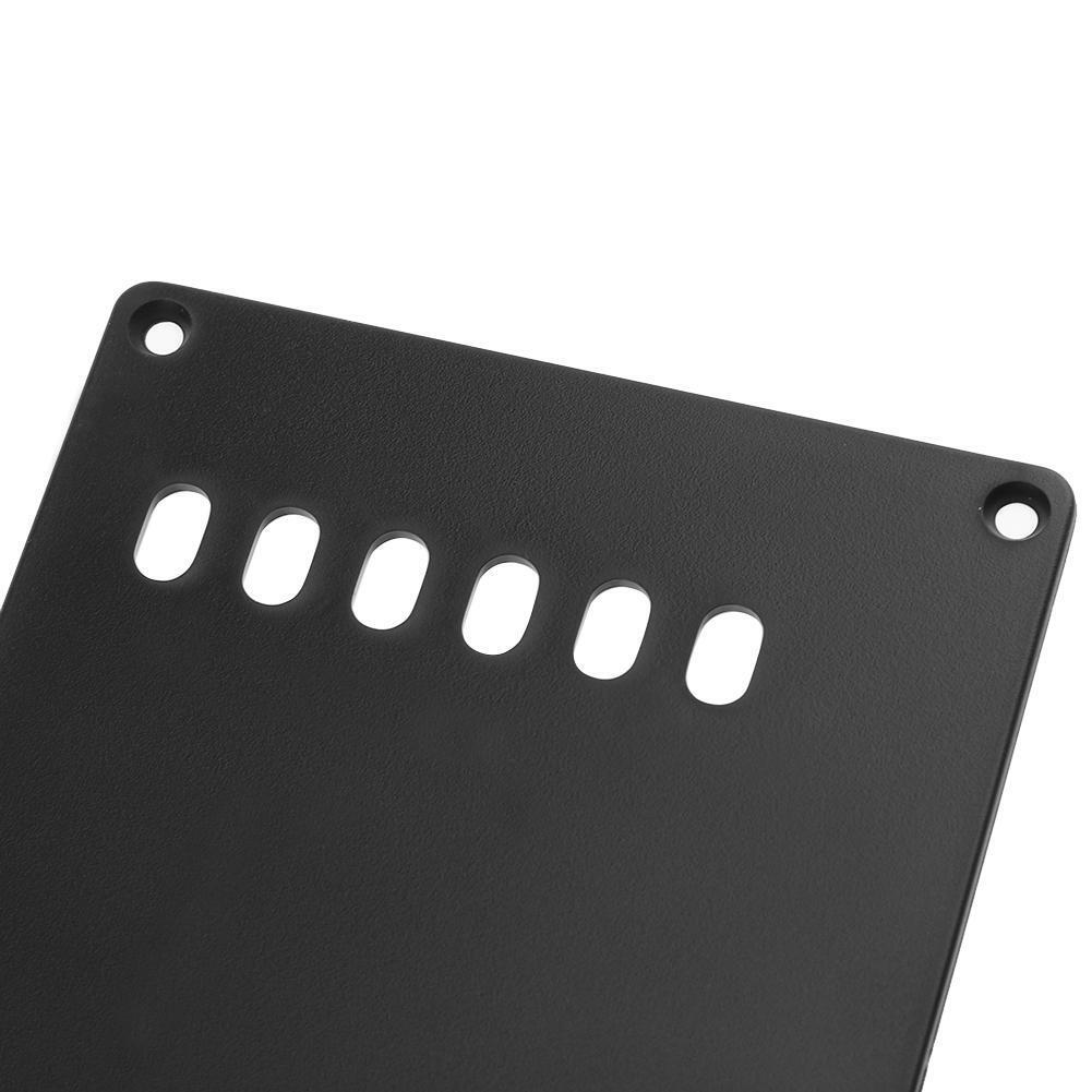 Guitar Tremolo Spring Backplate Cover for ST SQ Electric Guitar(Black)